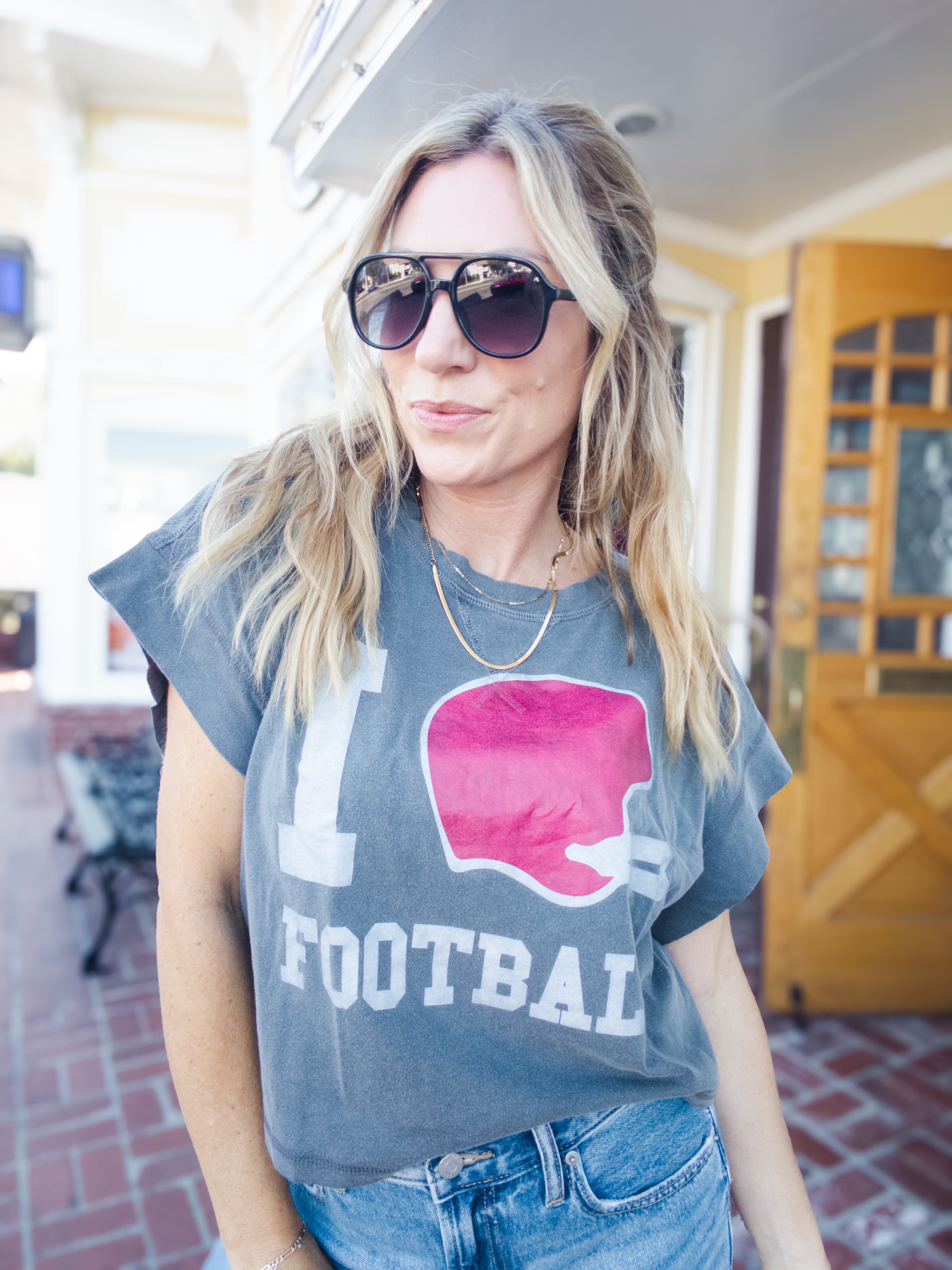 I Love Football Tee
