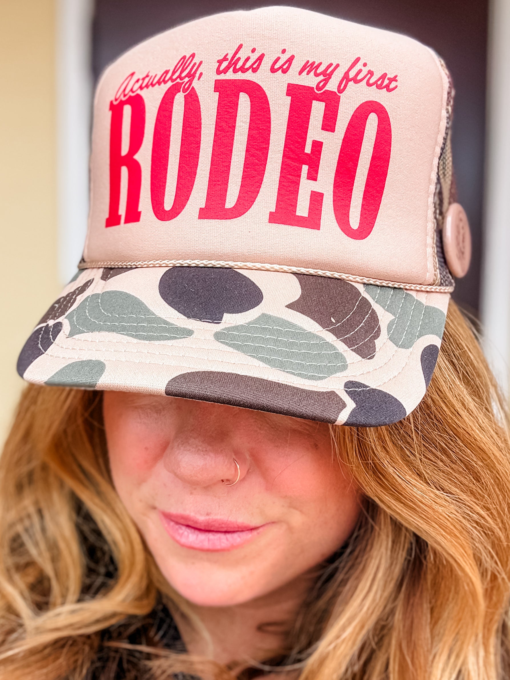 First Rodeo Trucker Hat