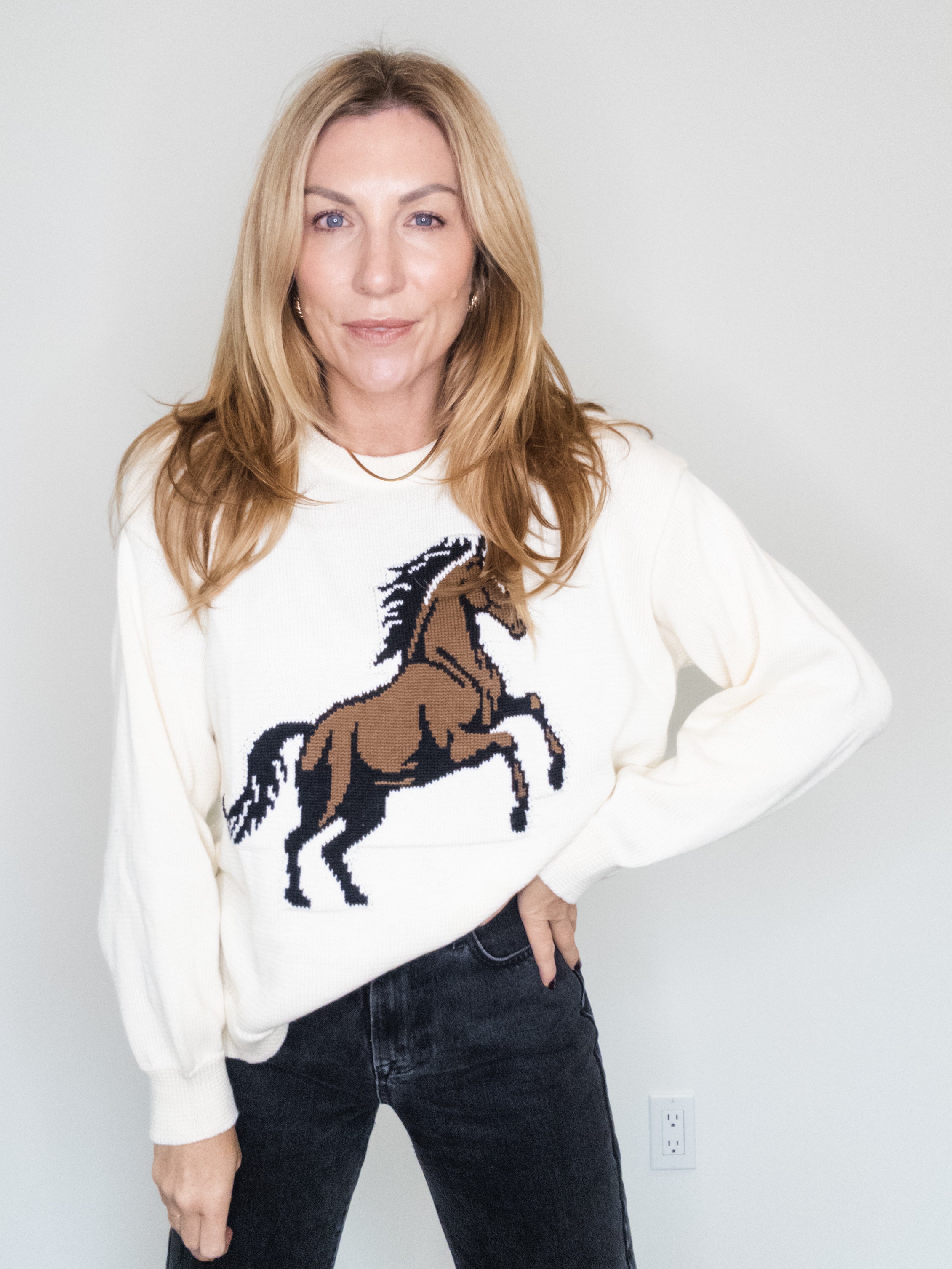 Horsin' Around Sweater