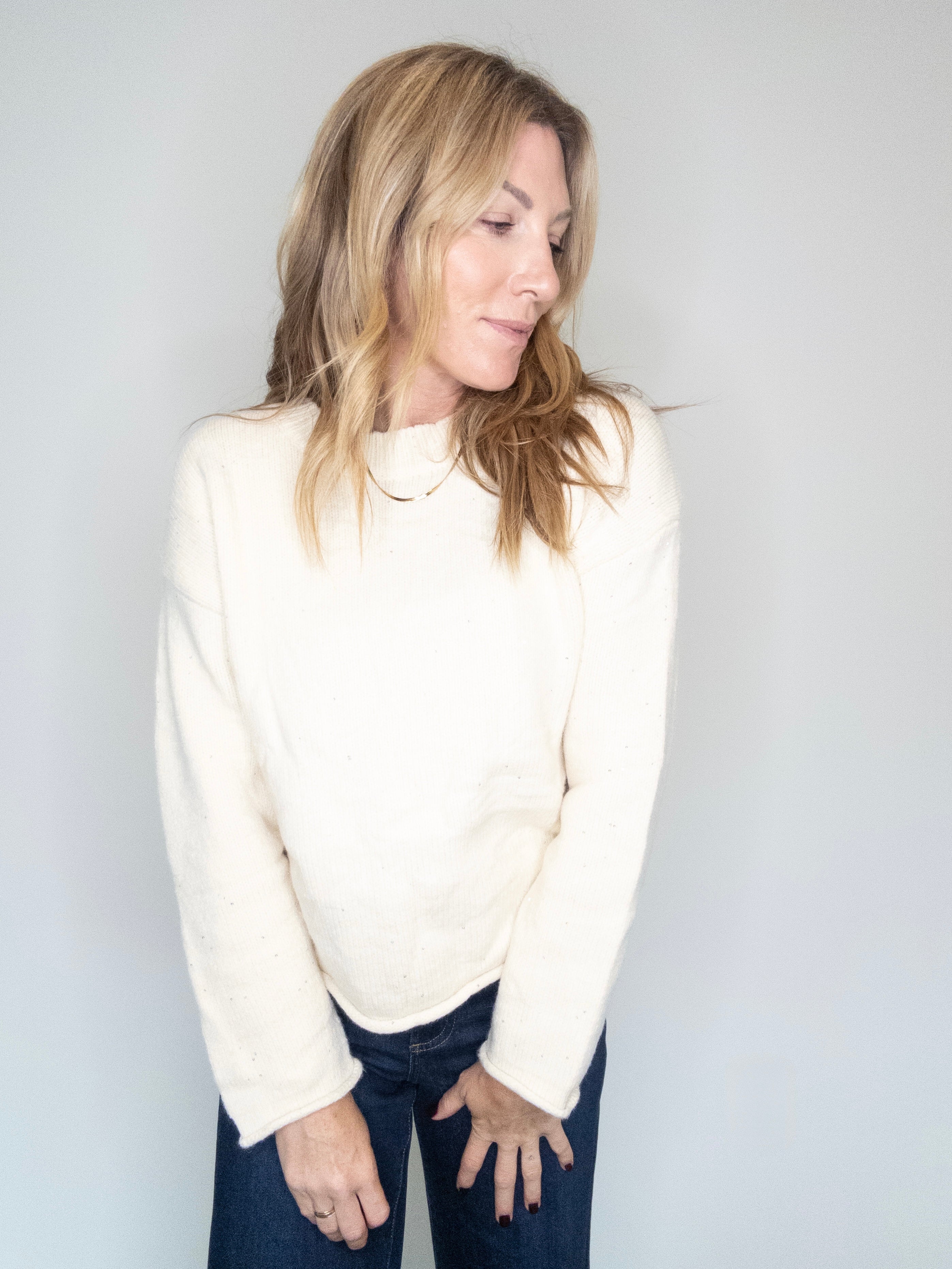 Barely There Sparkle Sweater