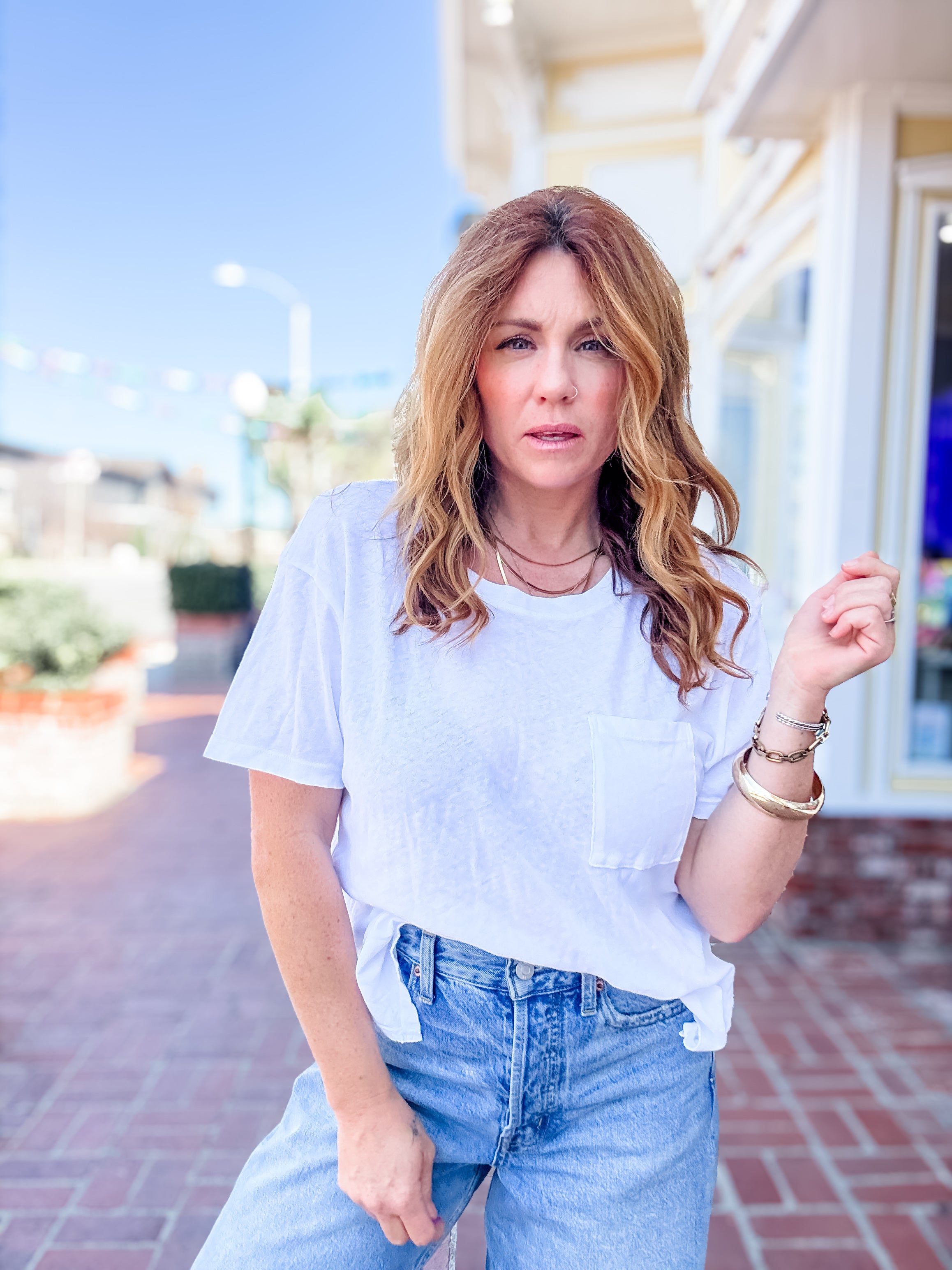 Project Social T Fen Boyfriend Pocket Tee