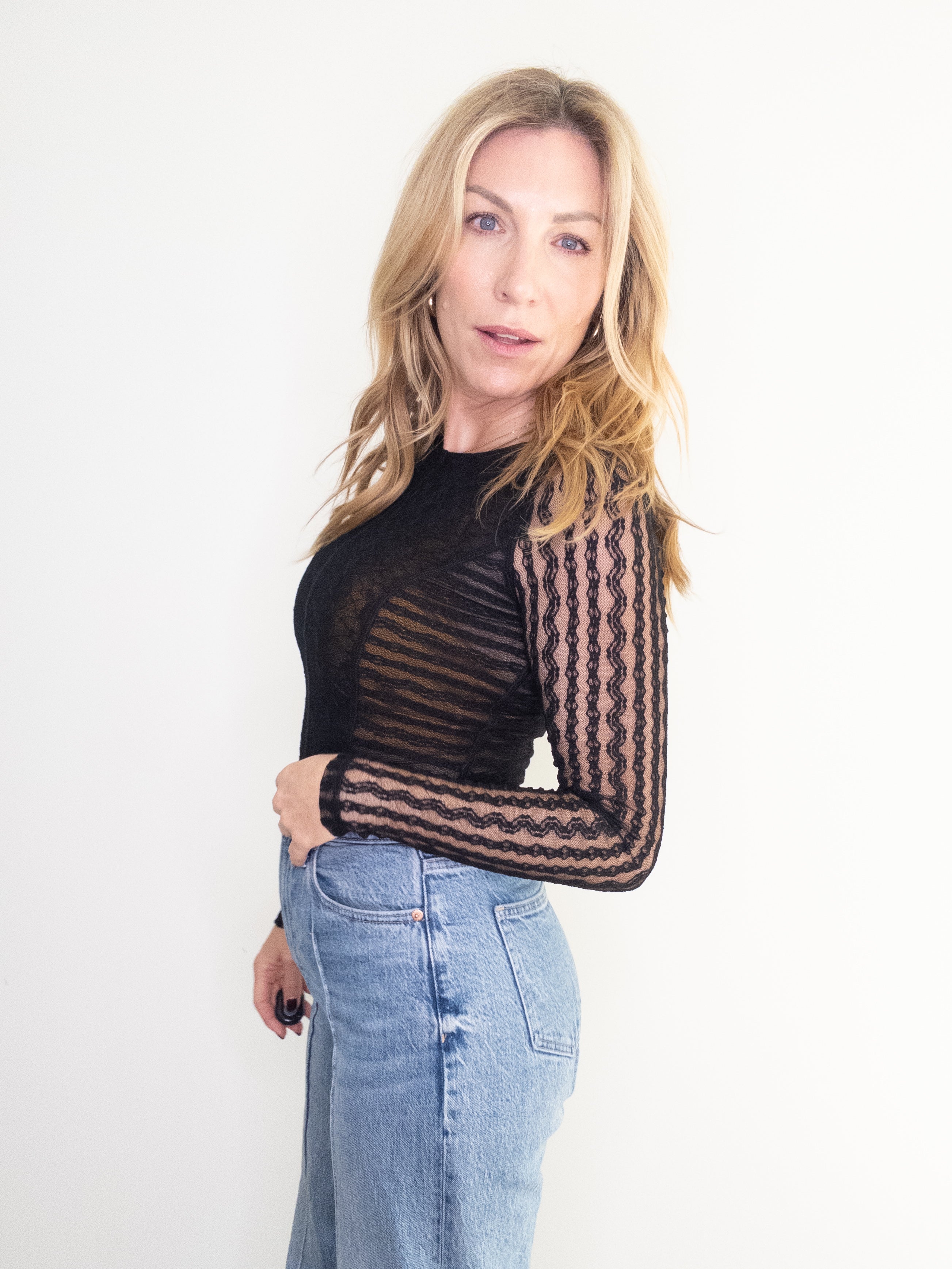 Floral Whisper Lace Bodysuit