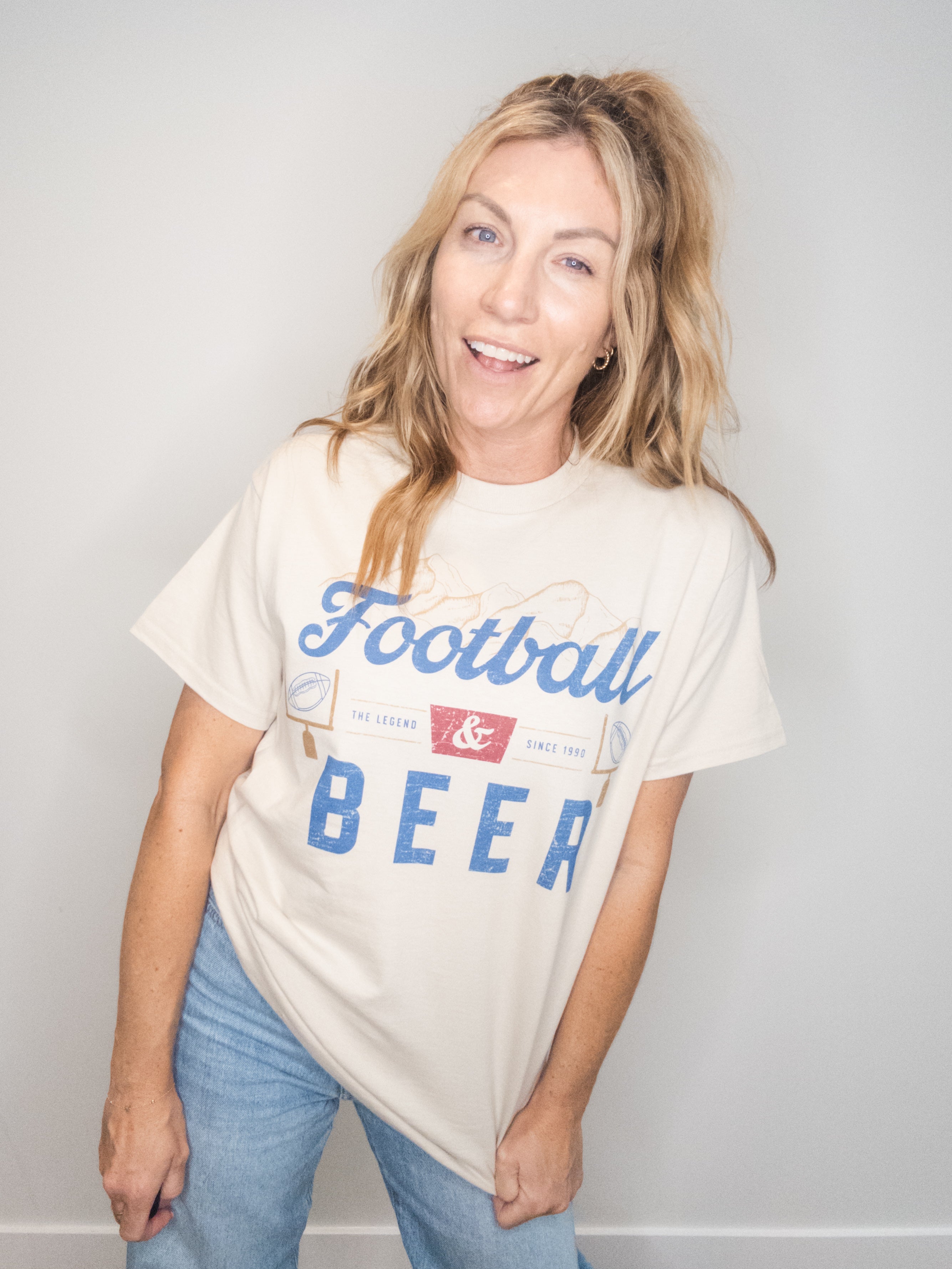 Football & Beer Tee