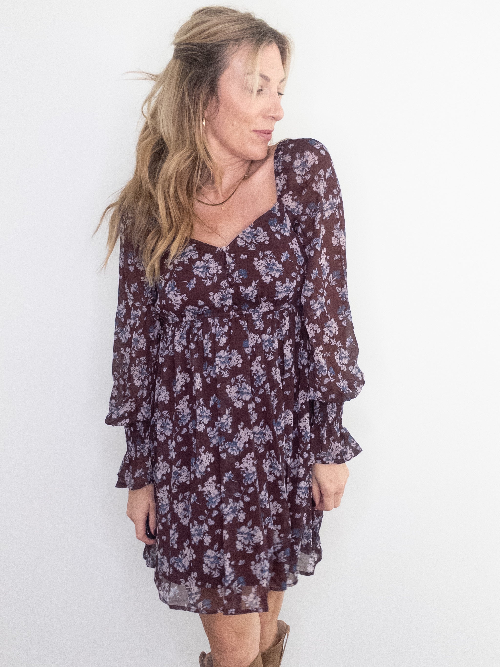 Wild Blossom Mini Dress