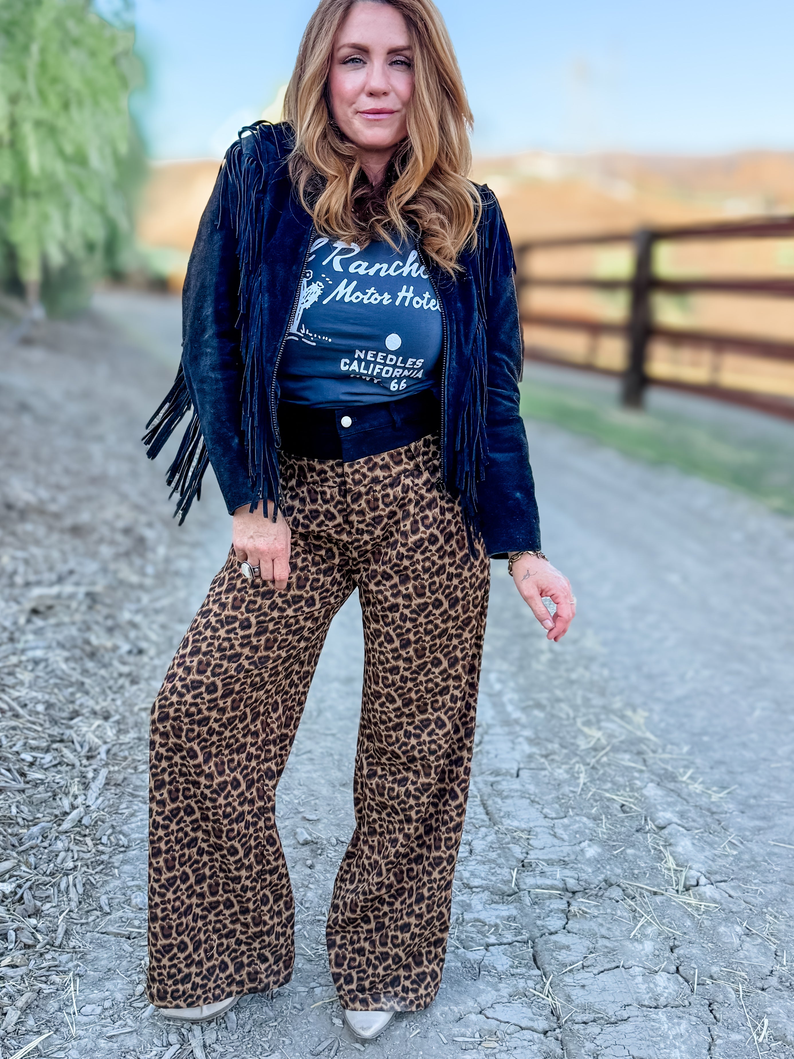 Downtown Leopard Pants