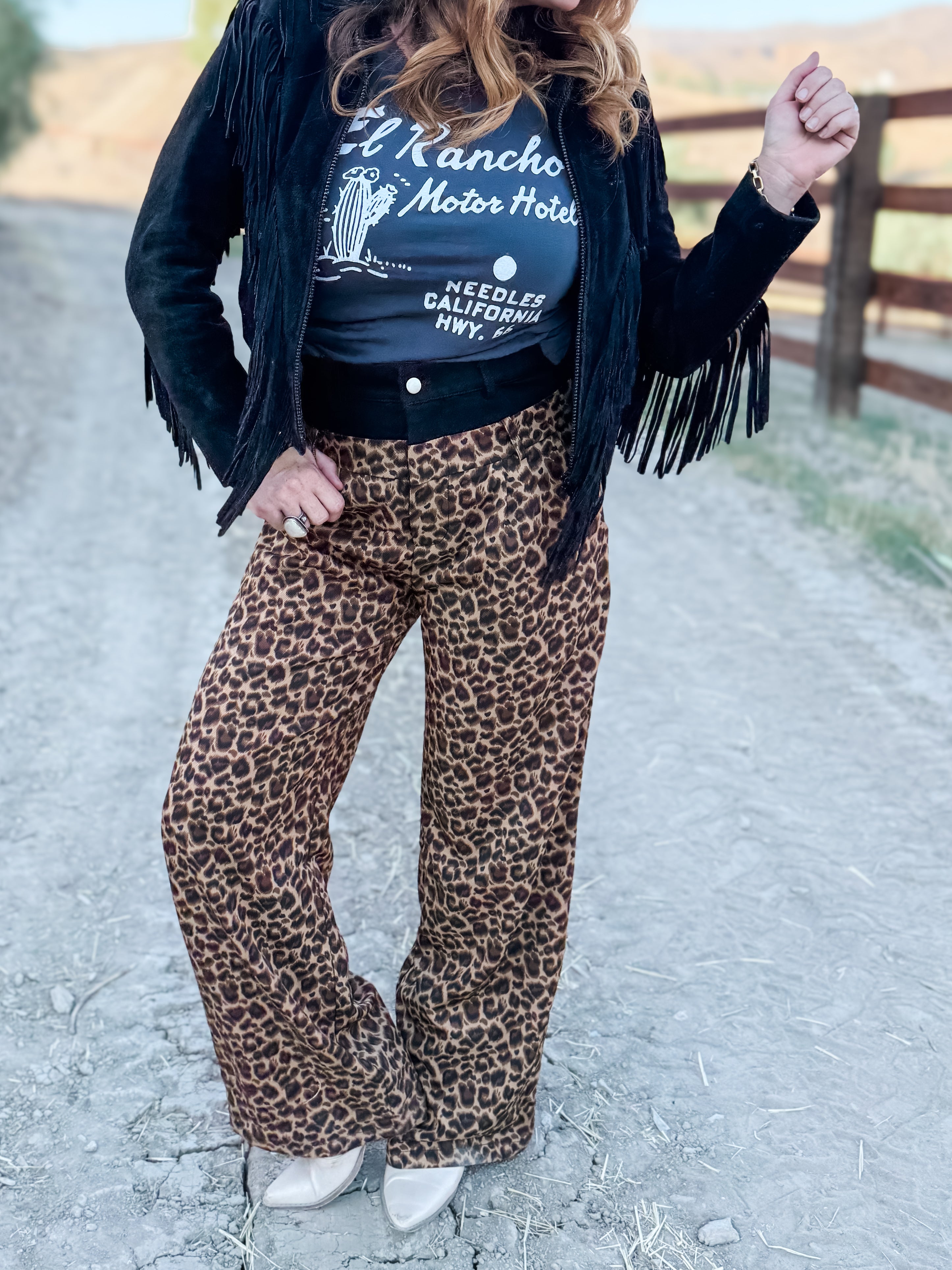 Downtown Leopard Pants