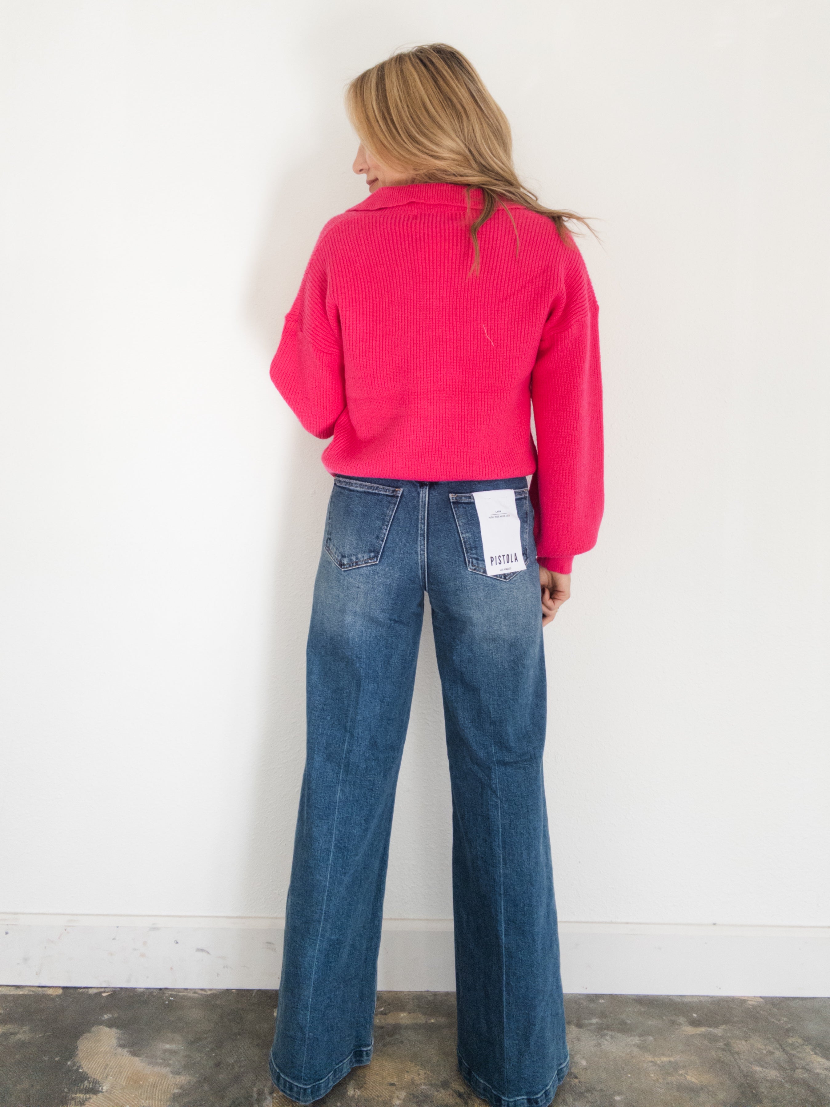 Pistola Lana High Rise Ultra Wide Leg Jean