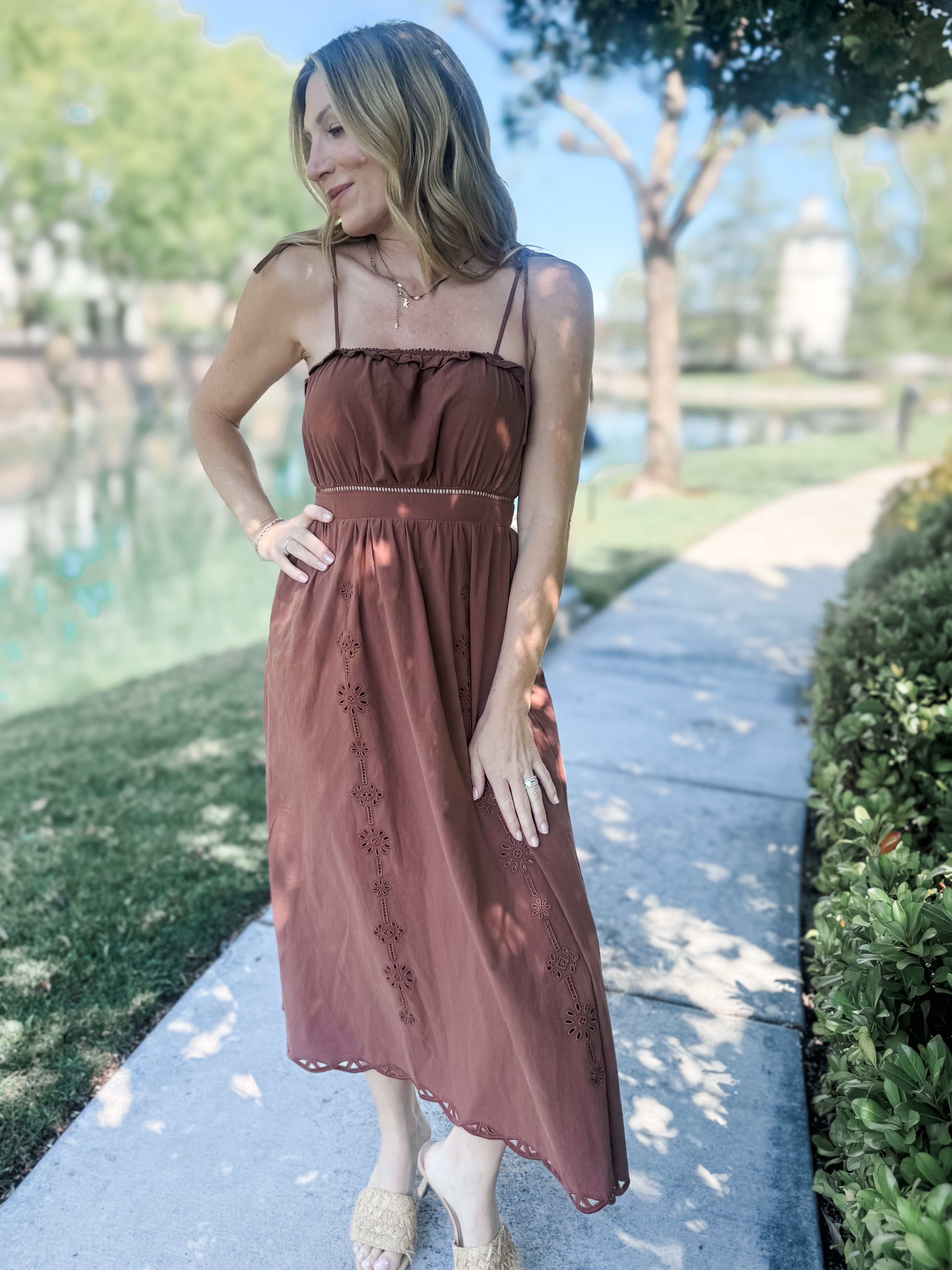 Chocolat Espresso Midi Sundress
