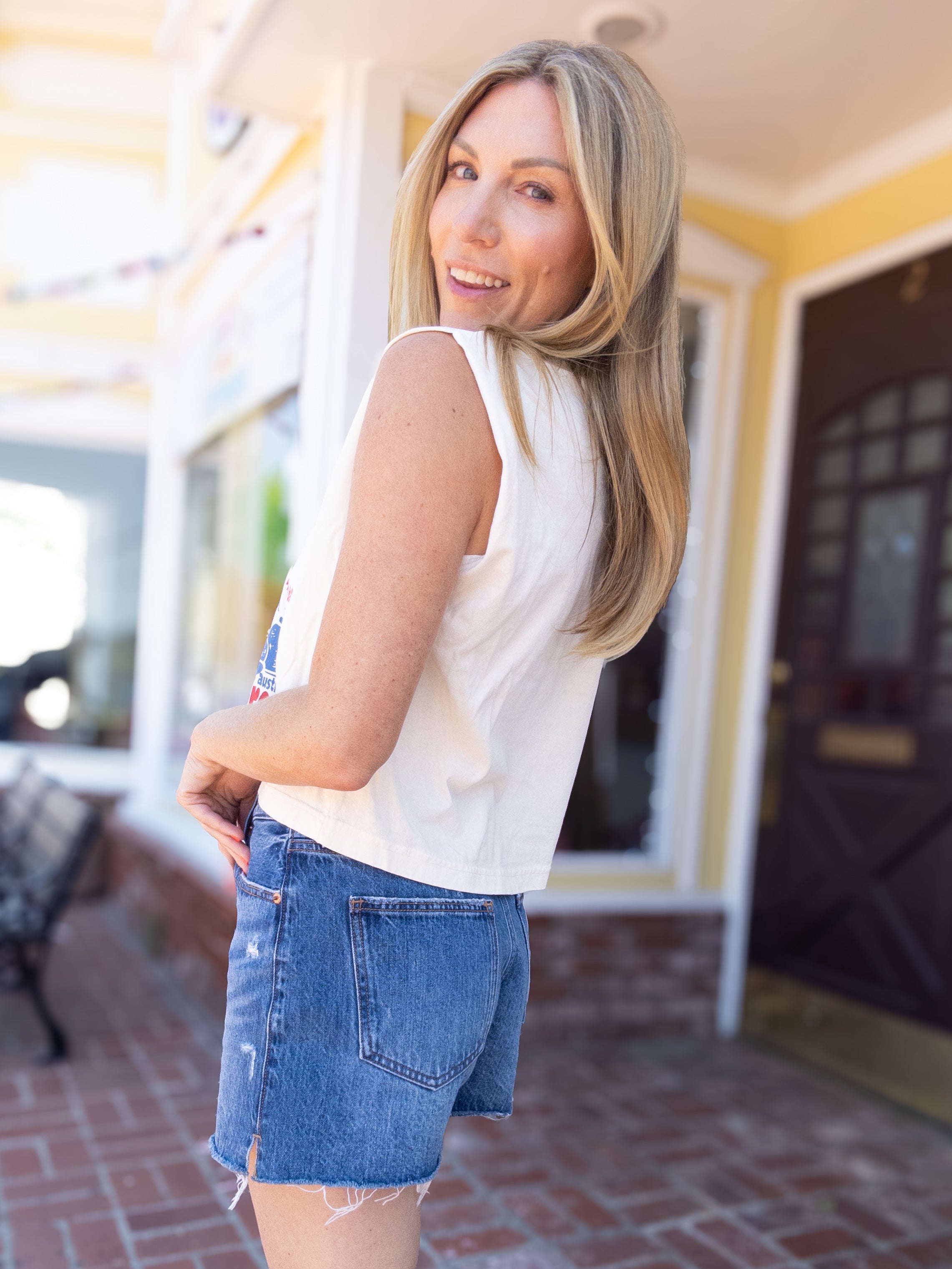 Boots On The Ground Boxy Muscle Tee