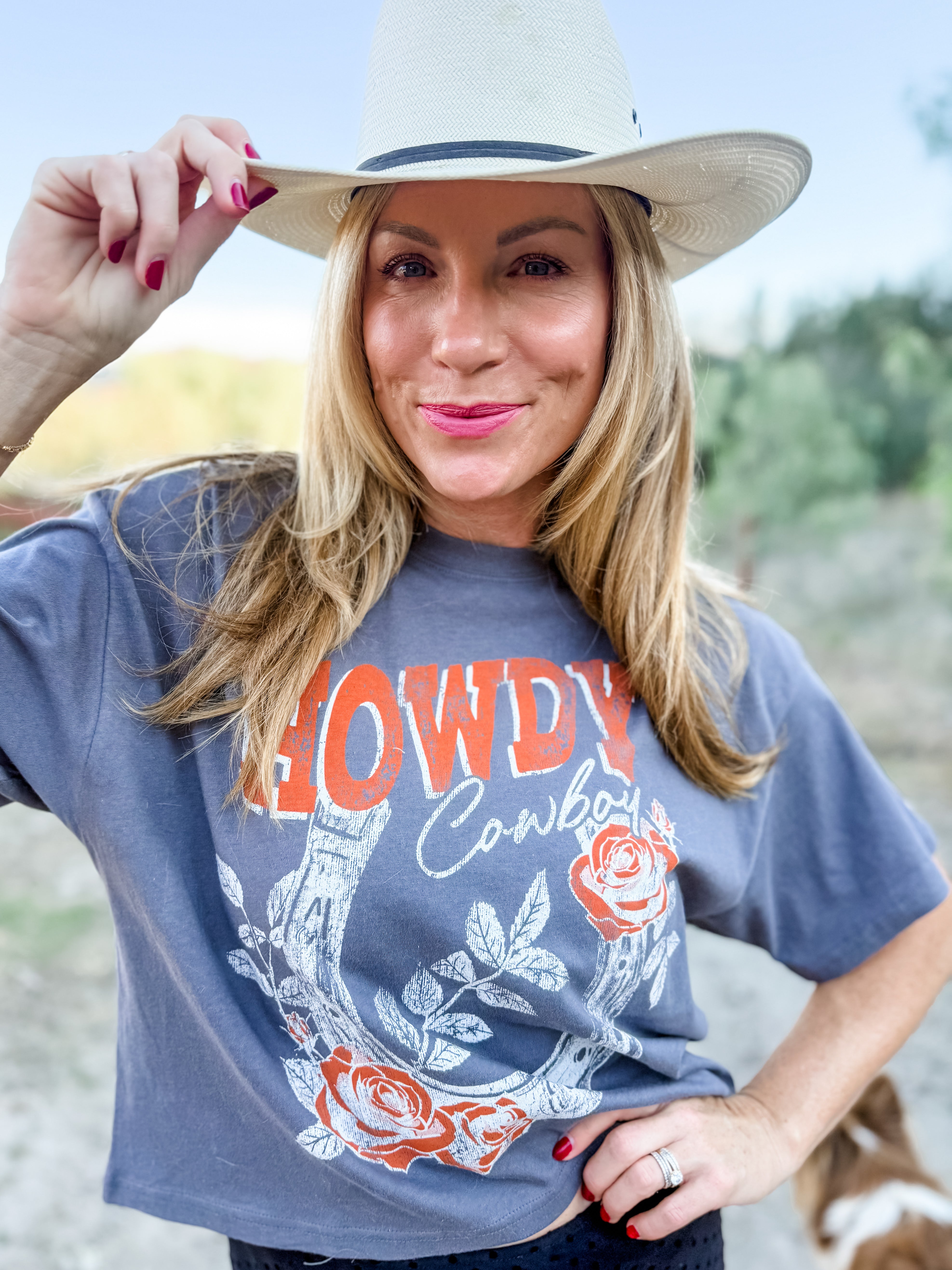 Howdy Cowboy Graphic Tee
