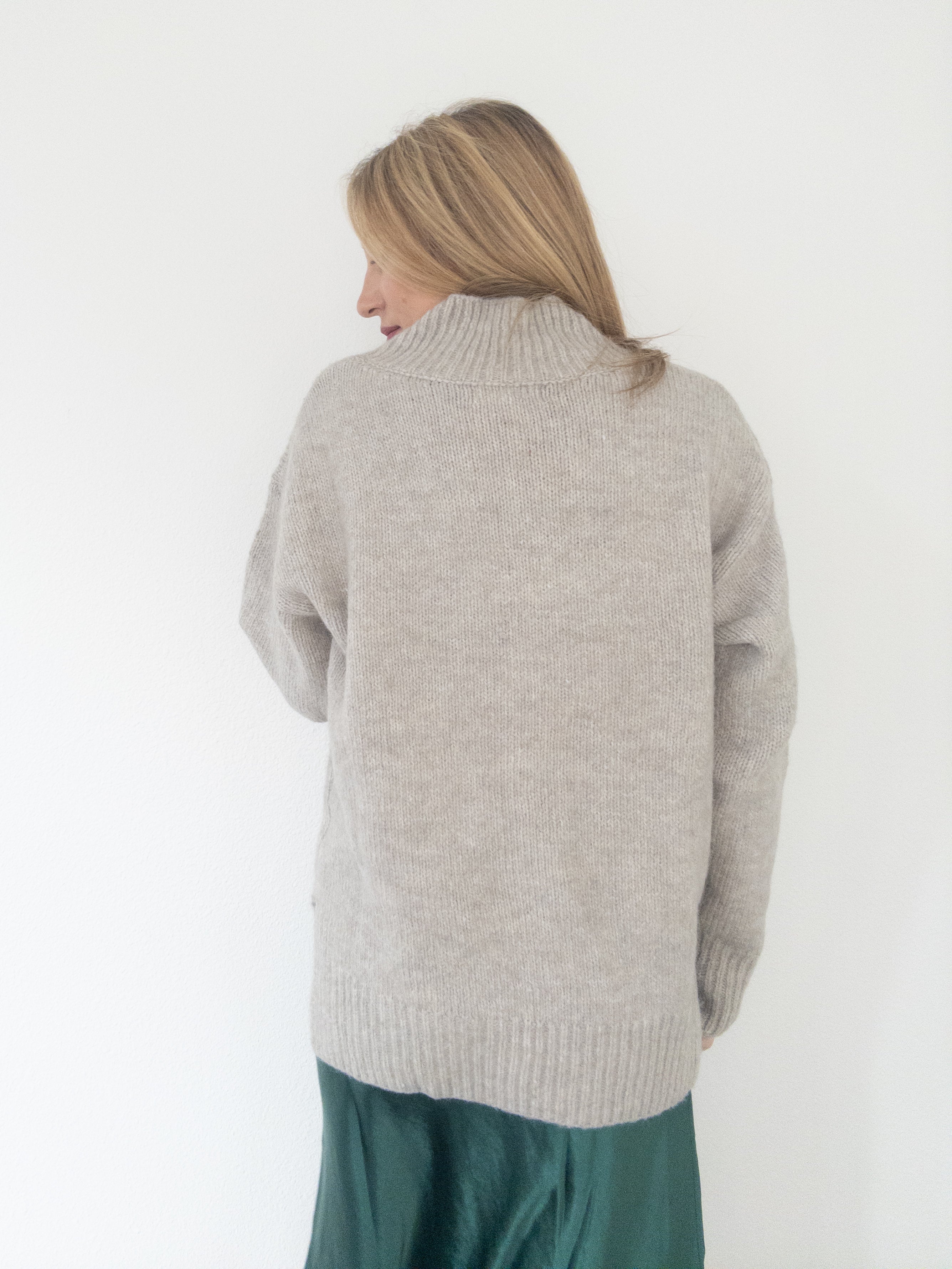 Chloe V Neck Slouchy Sweater