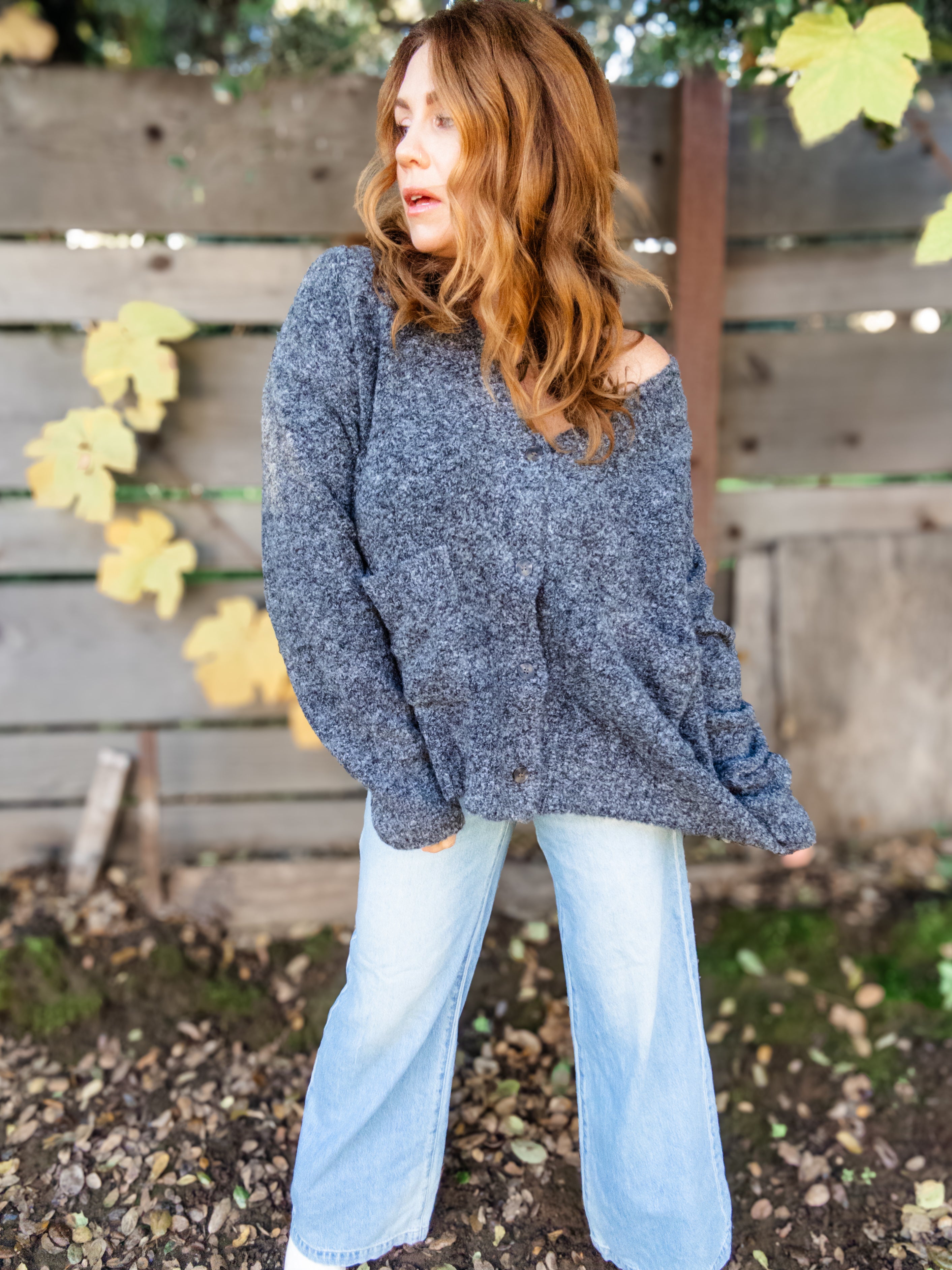 Scottie Button Cardigan