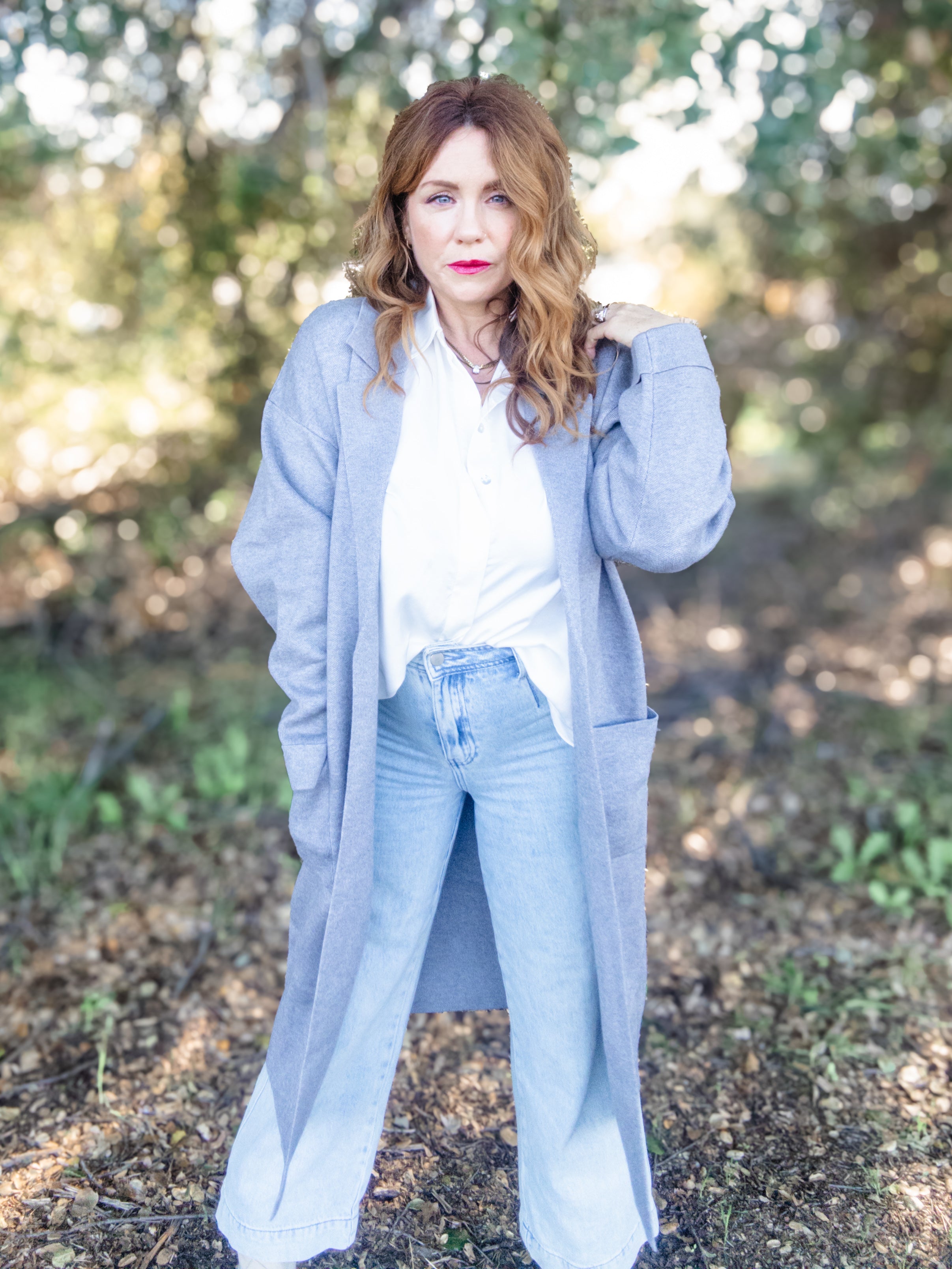 Back At It Knit Trench Coat