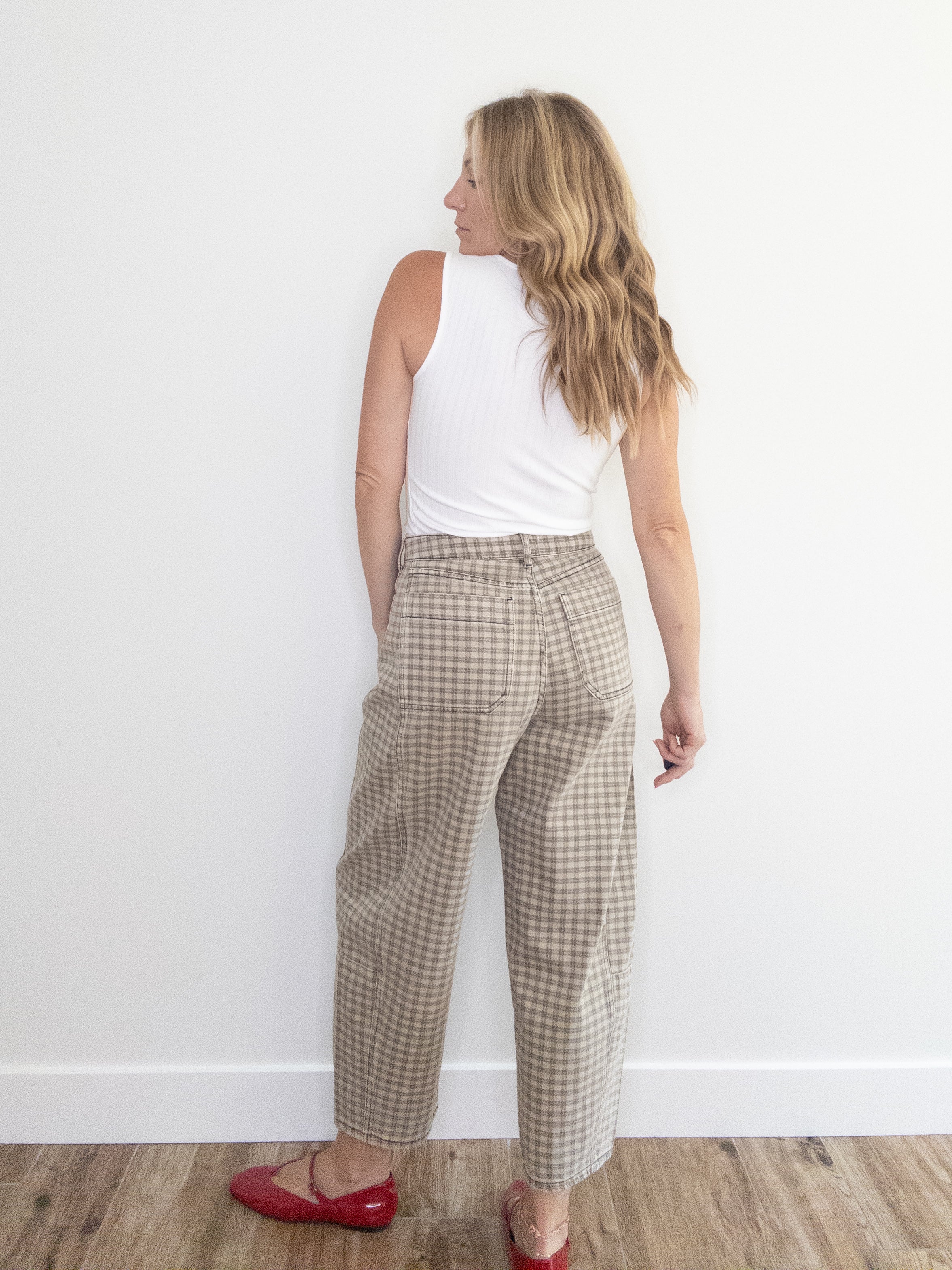 Birchwood Checkered Barrel Pants