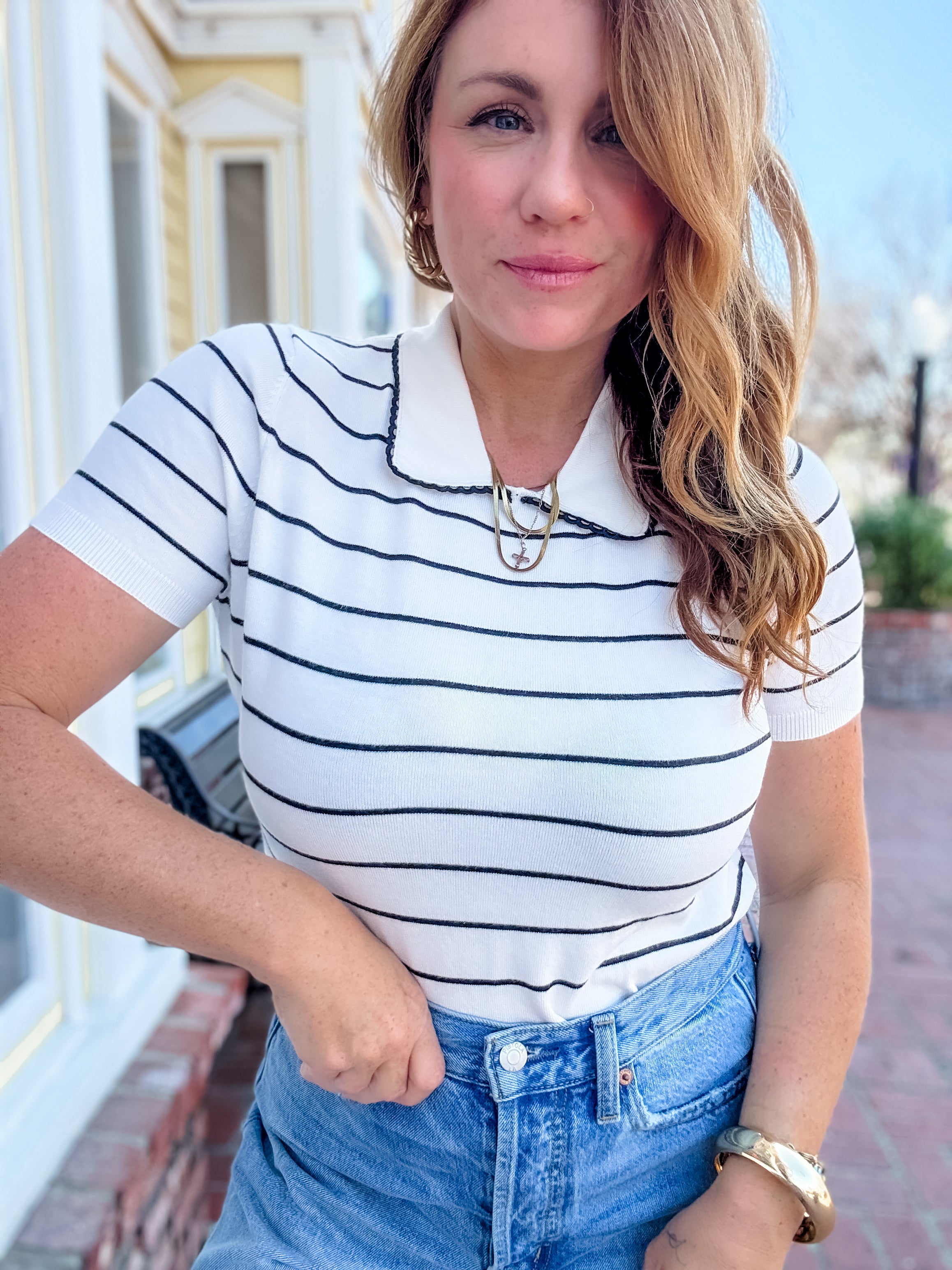 Sunday Brunch Knit Polo