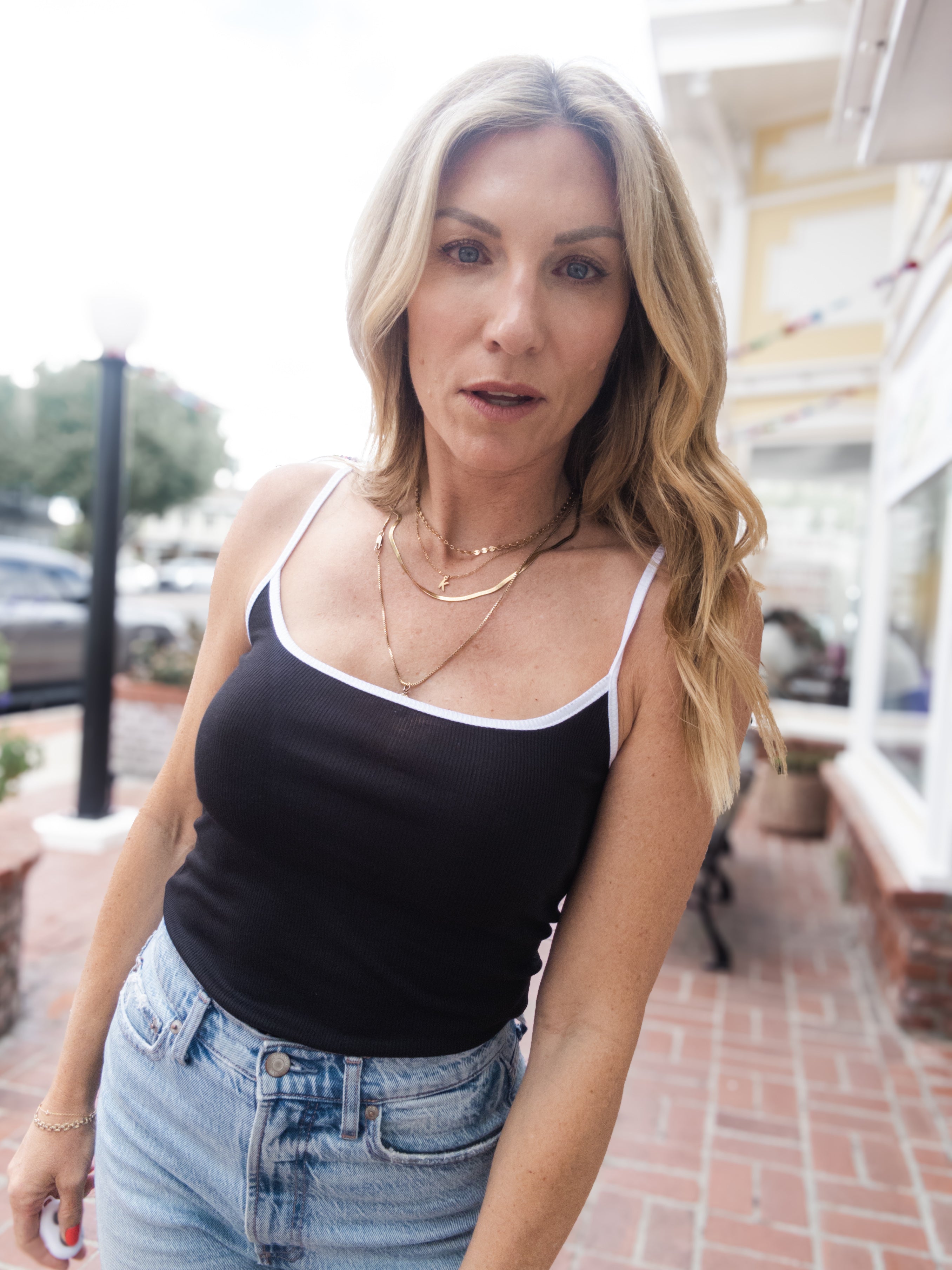 Project Social T Reina Rib Tank