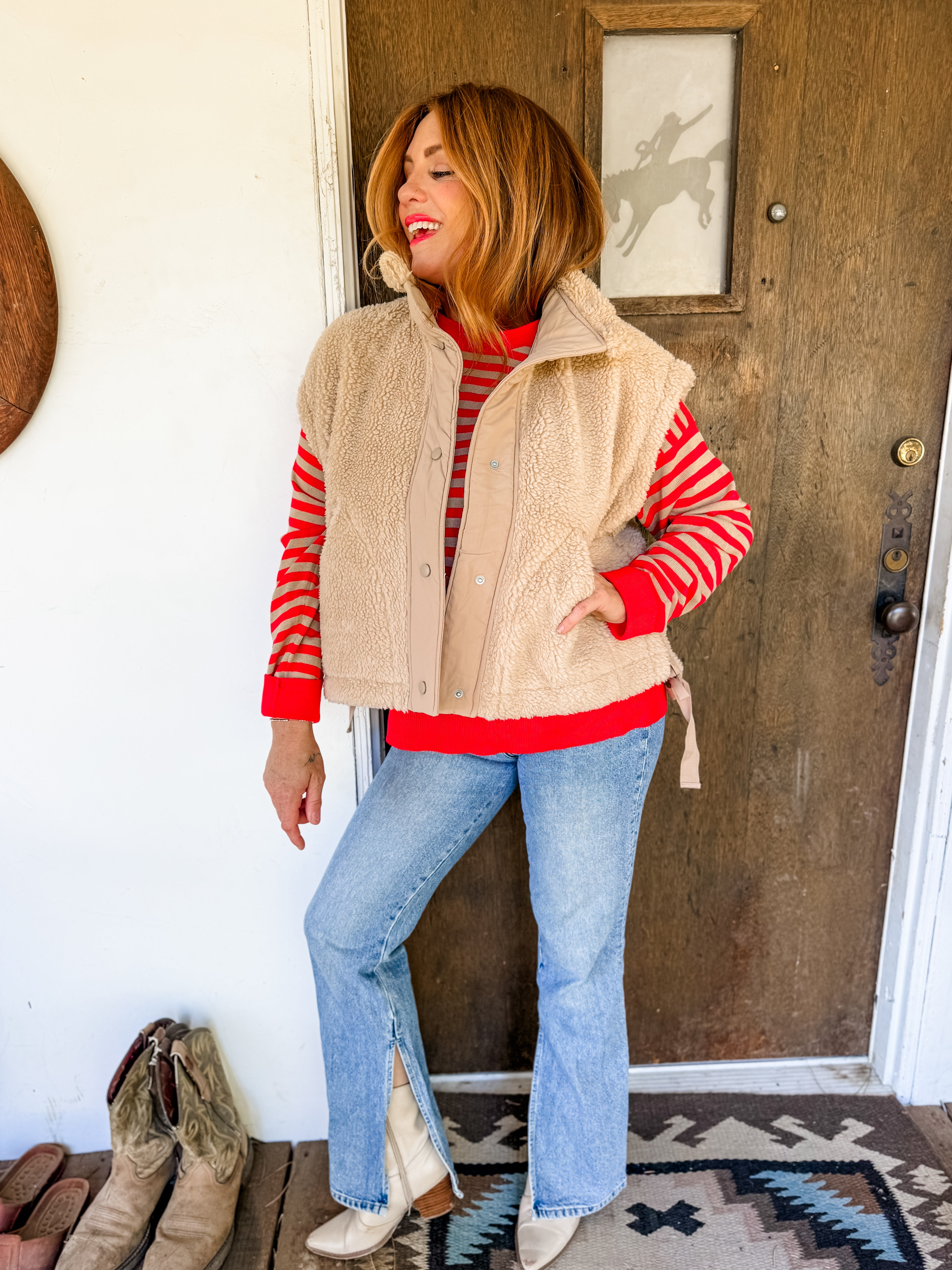 Keep It Cozy Sherpa Vest