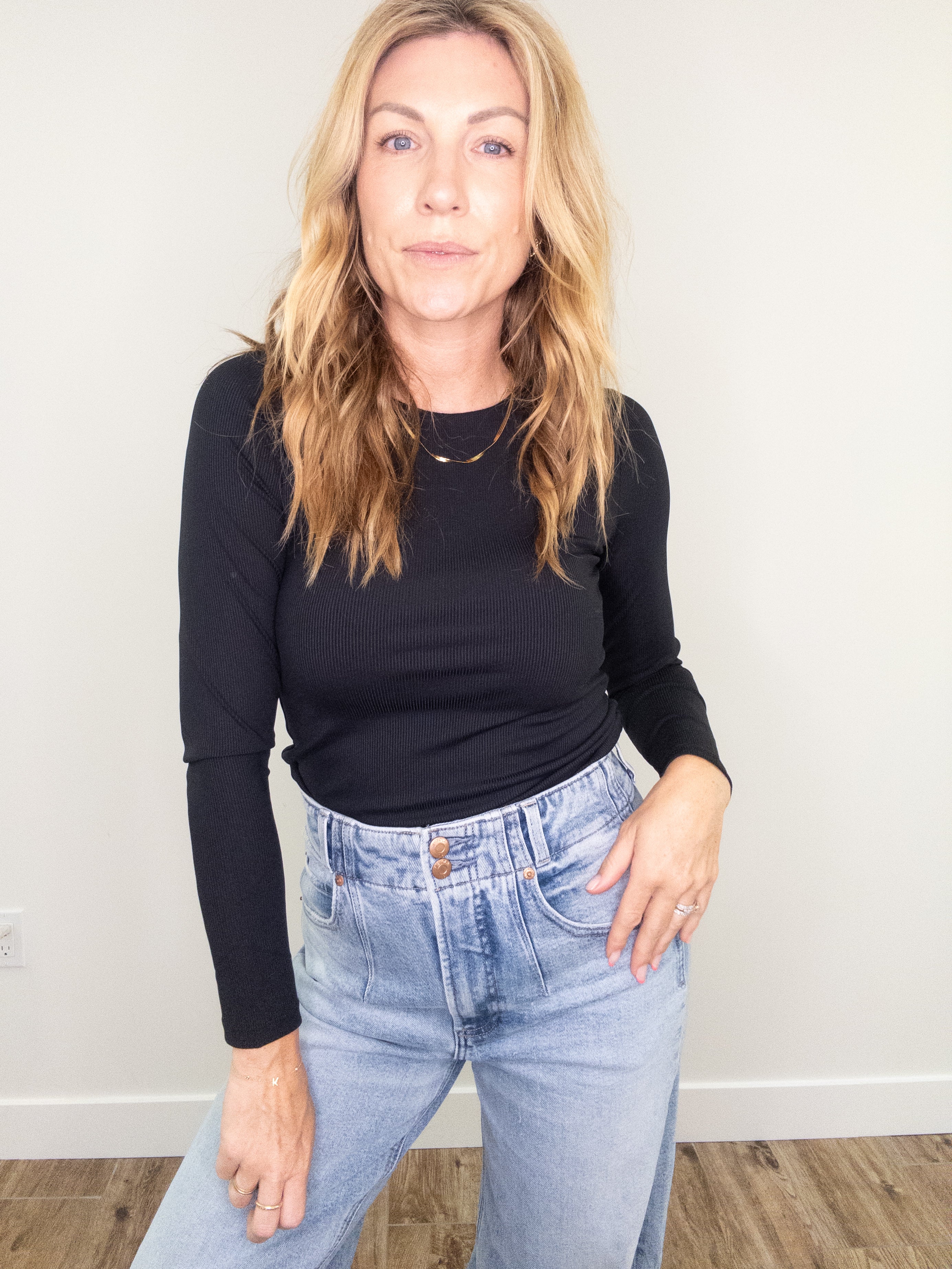 Roxi Rib Long Sleeve