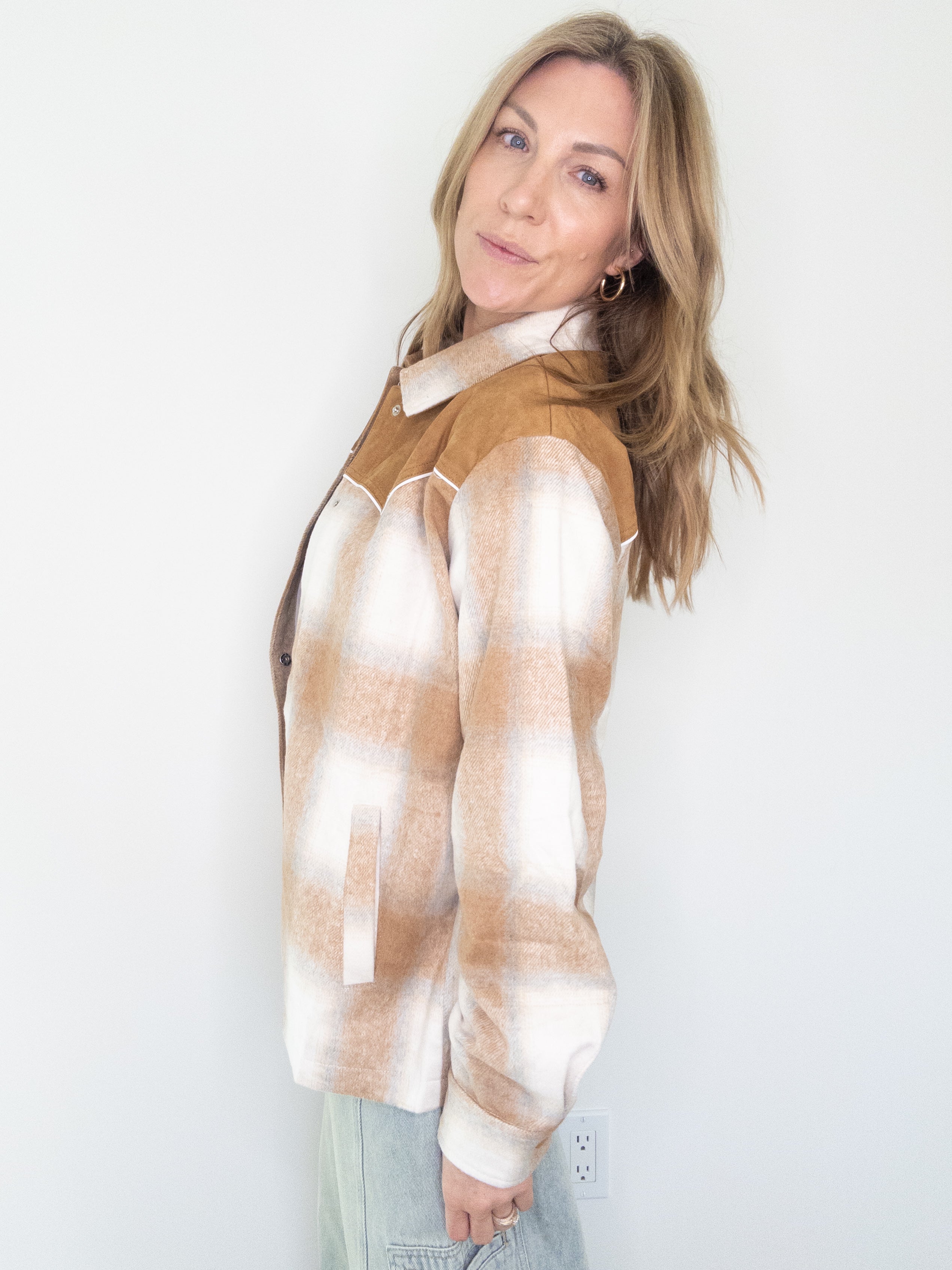 Auburn Western Plaid Shacket