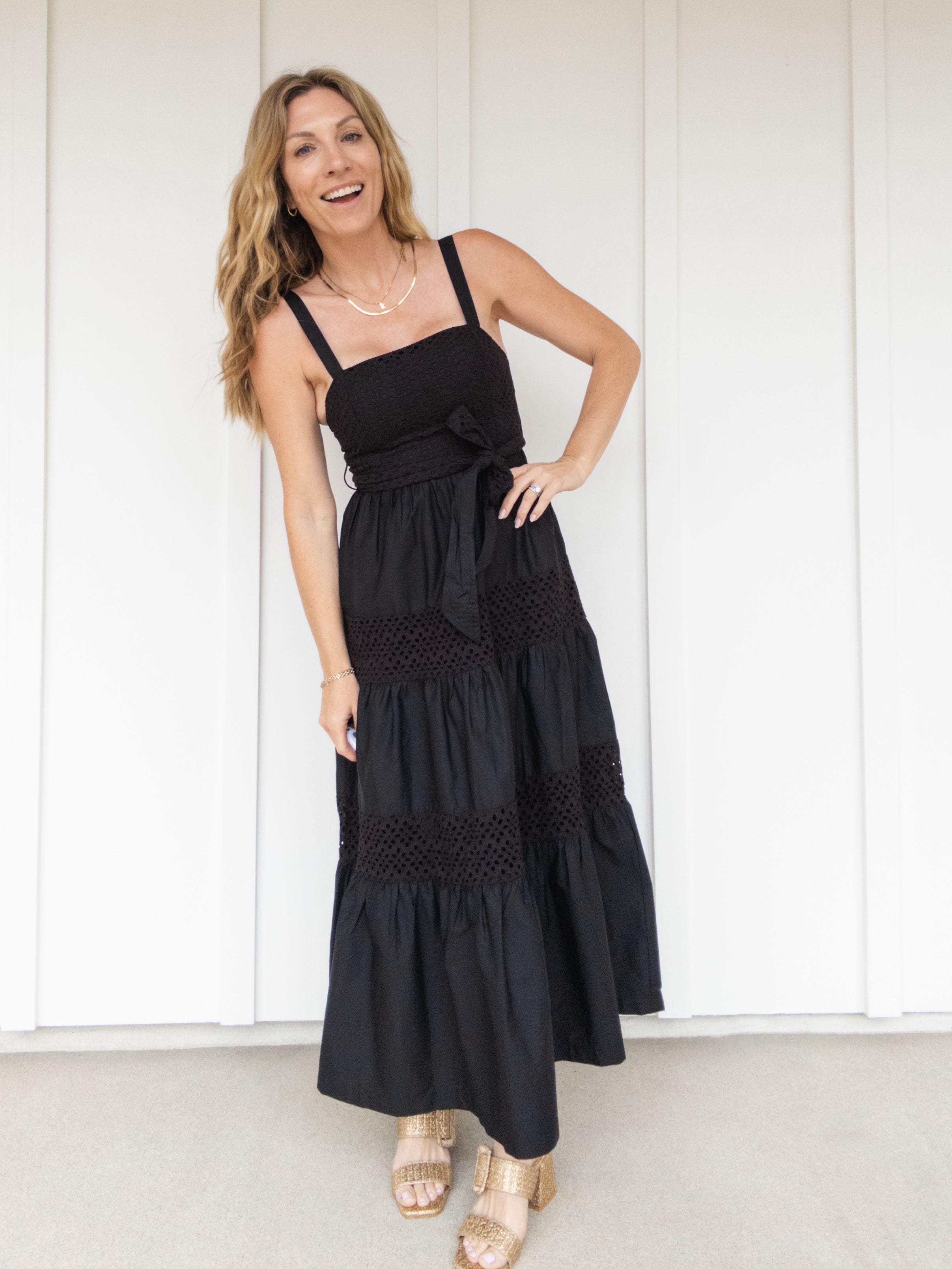 Sloane Eyelet Maxi Dress
