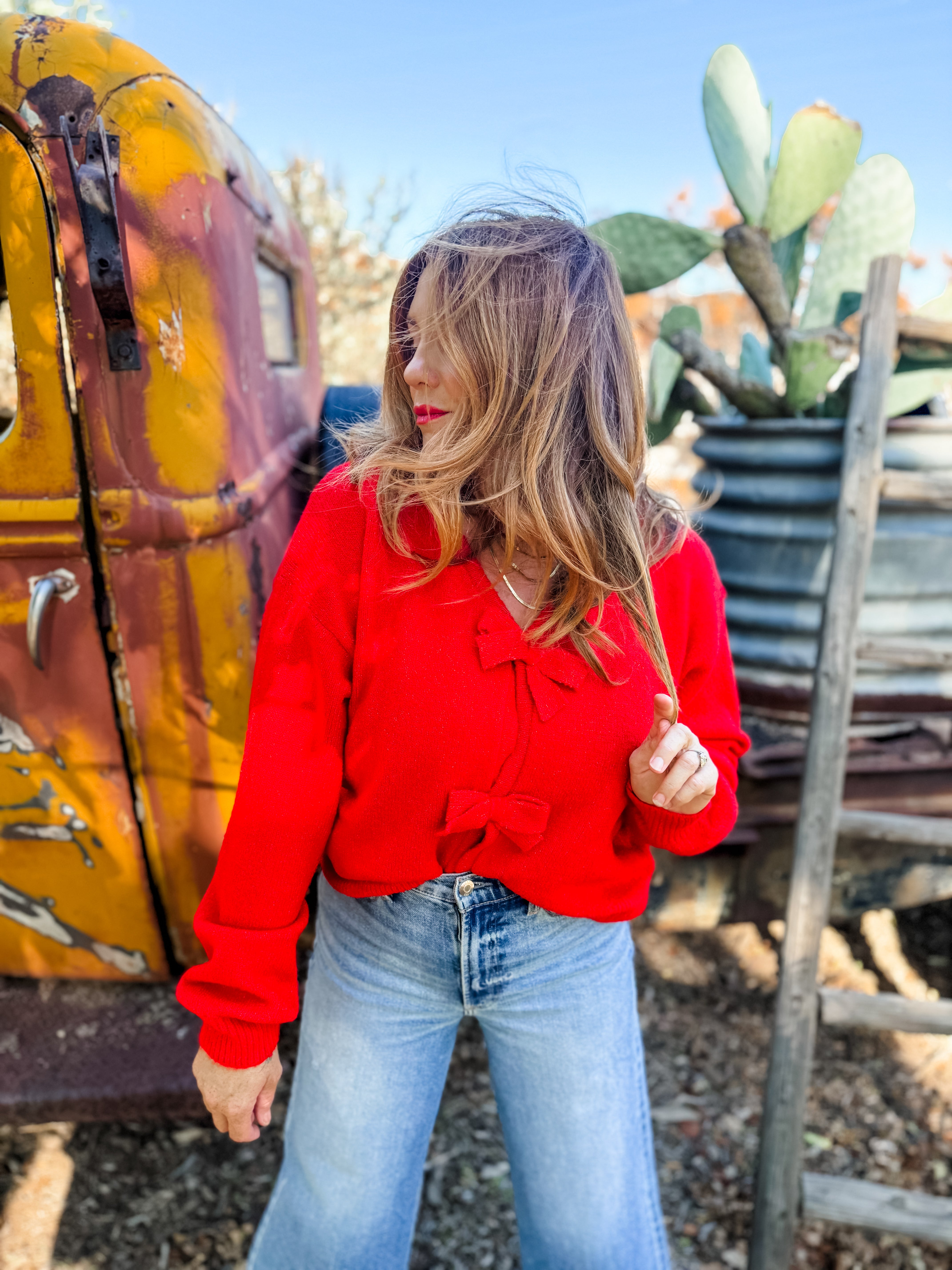 Put A Bow On It Sweater