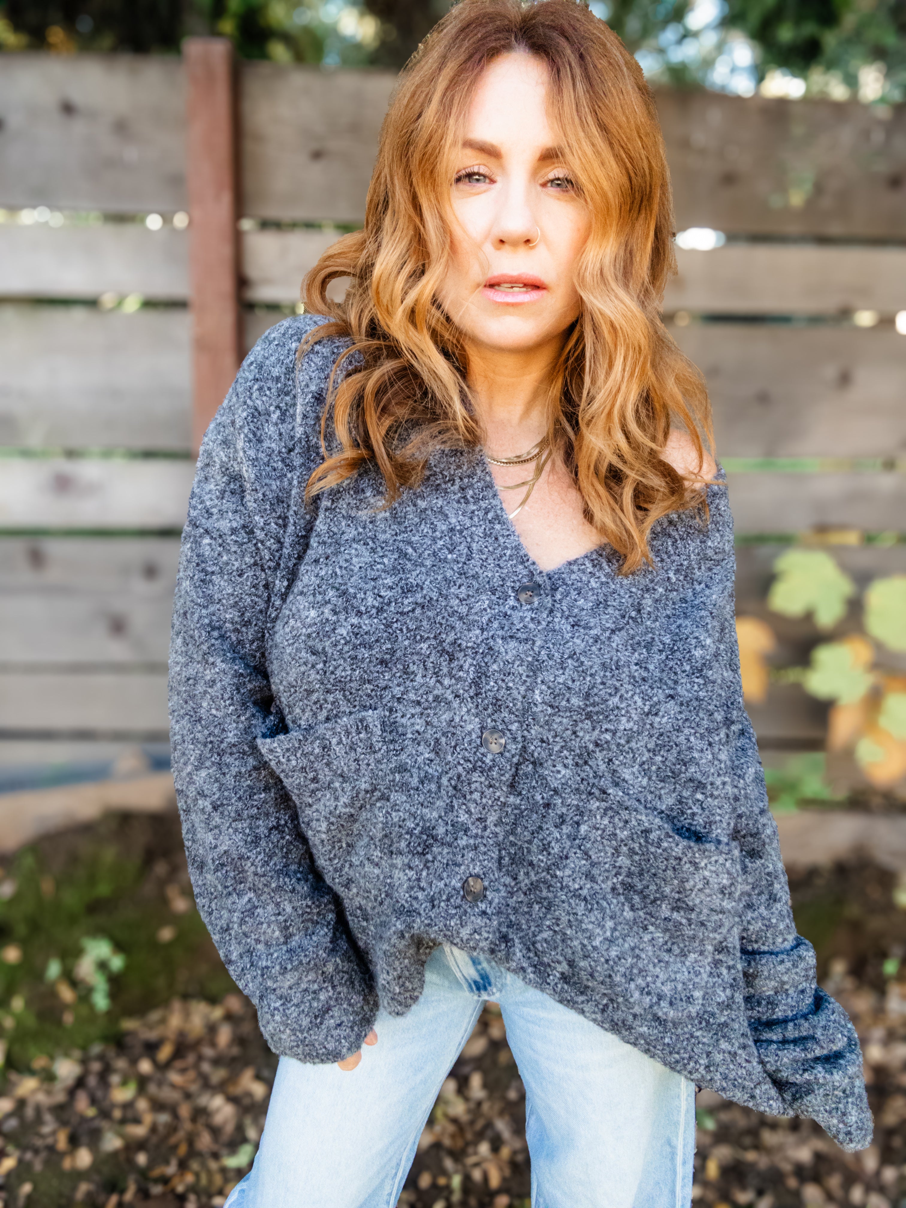 Scottie Button Cardigan