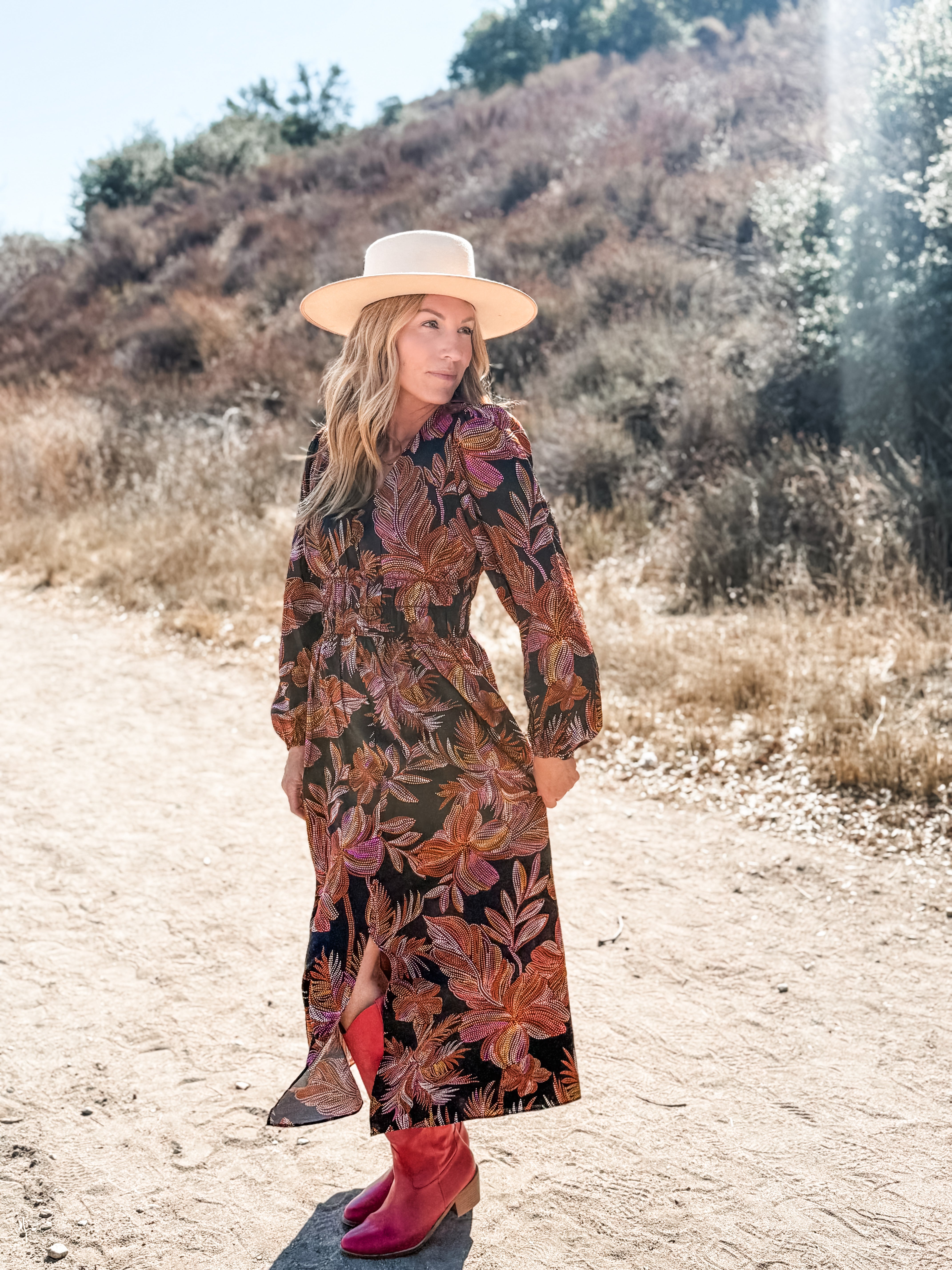 Leaf It To Me Midi Dress