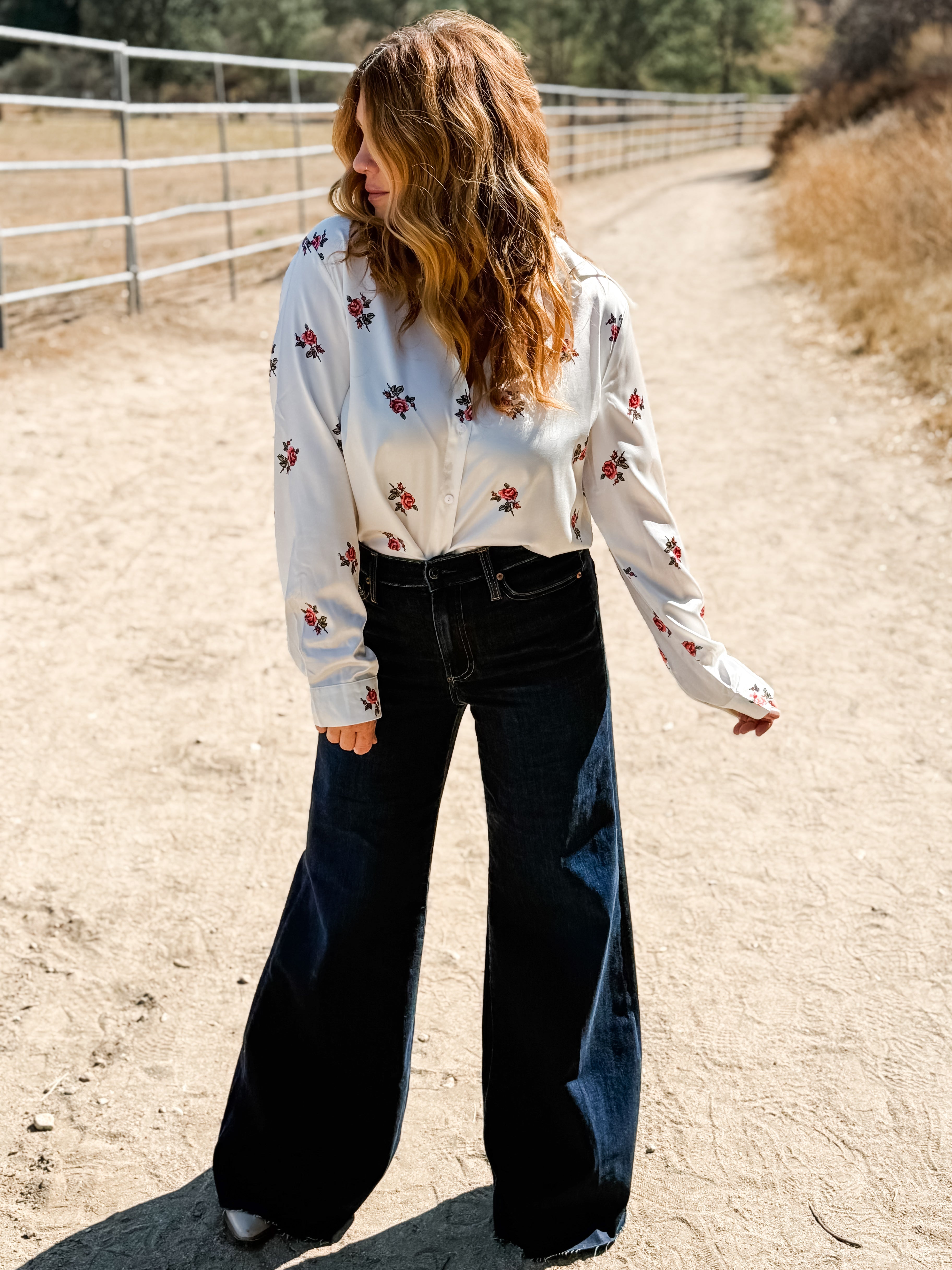 Pistola Izzy High Rise Wide Leg Pant