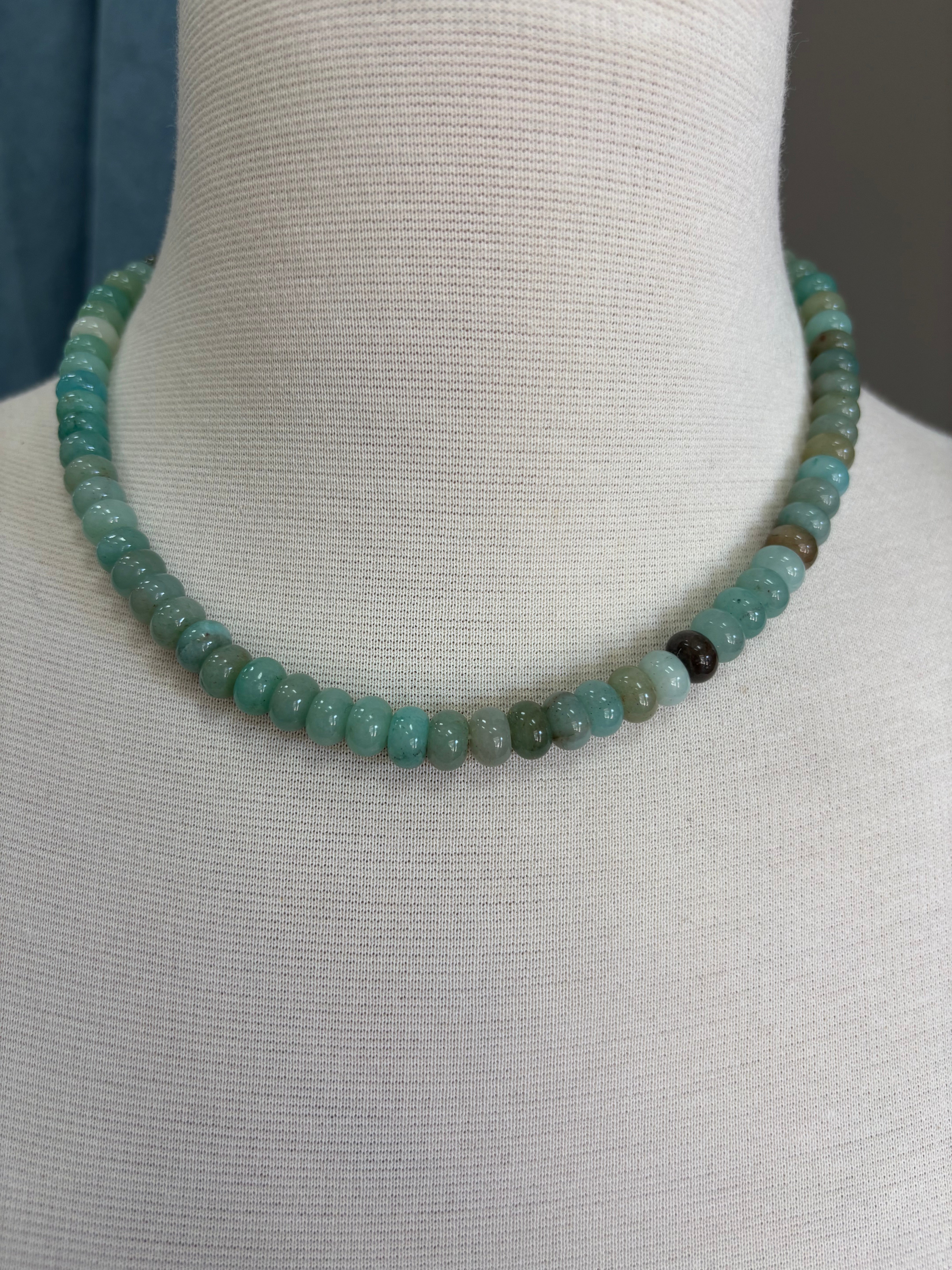 Semi Precious Stone Bead Necklace