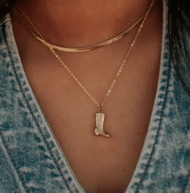Dolly Boot Necklace