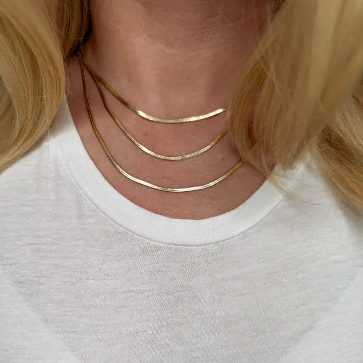 Ava Herringbone Necklace