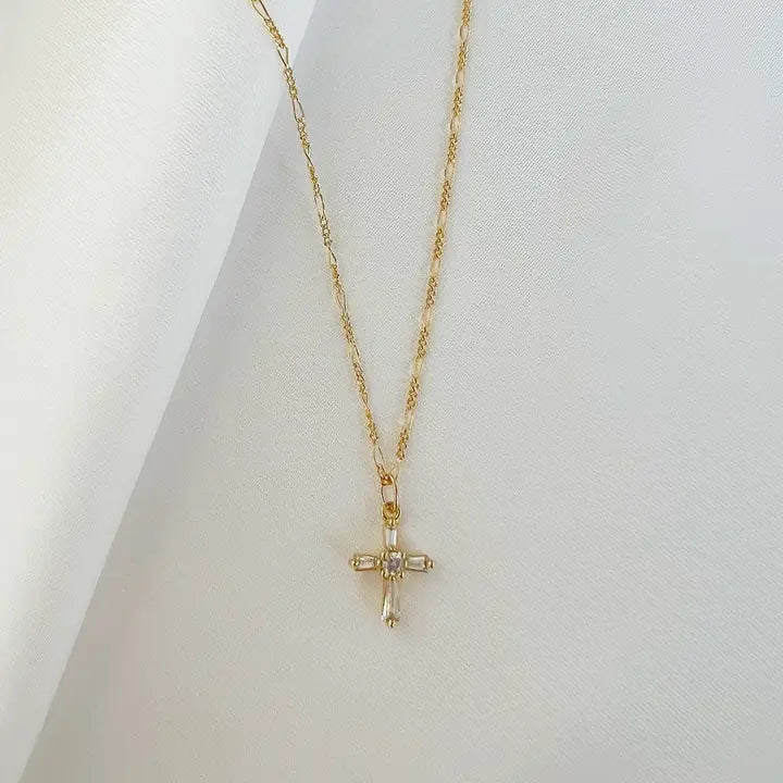 Petite Cross Pendant Necklace