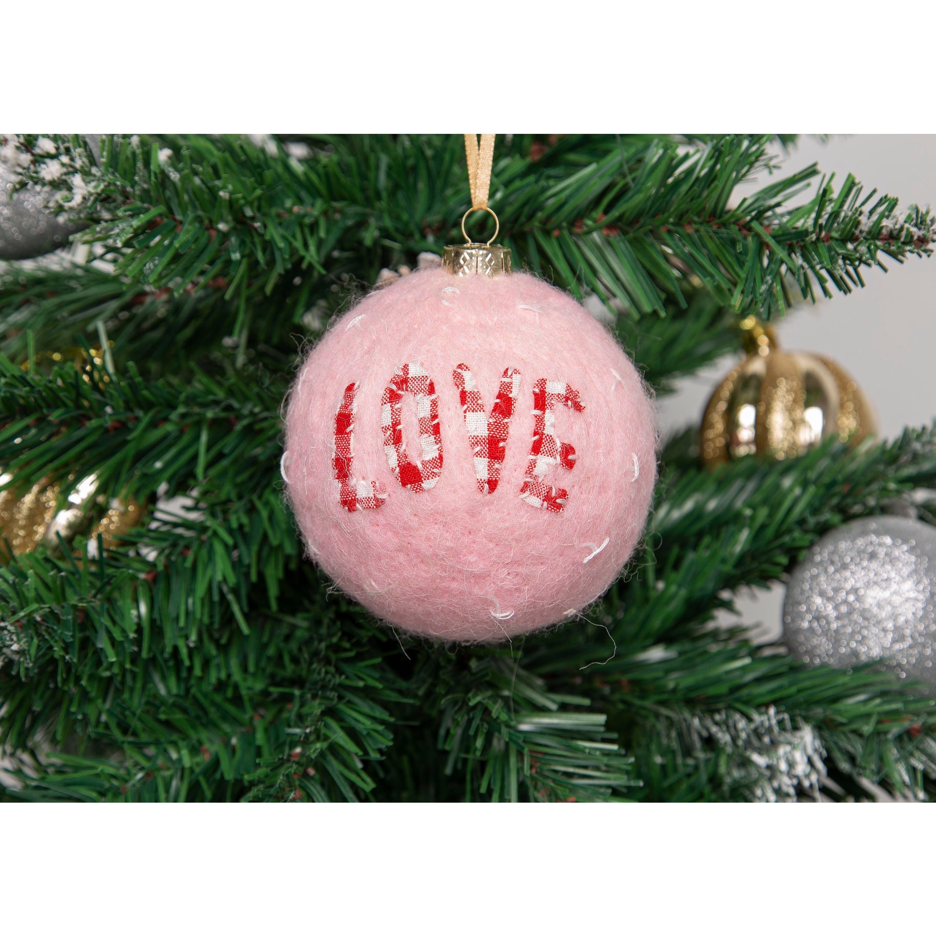 "Love" Holiday Ornament