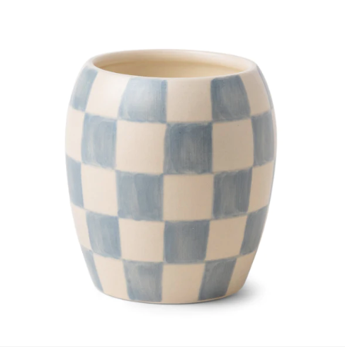 Checkmate Candle - Cotton + Teak