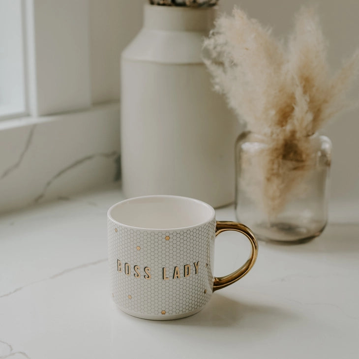 Boss Lady Honeycomb Tile Coffee Mug