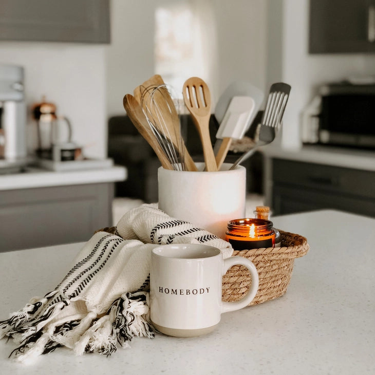 Homebody Cream Stoneware Coffee Mug