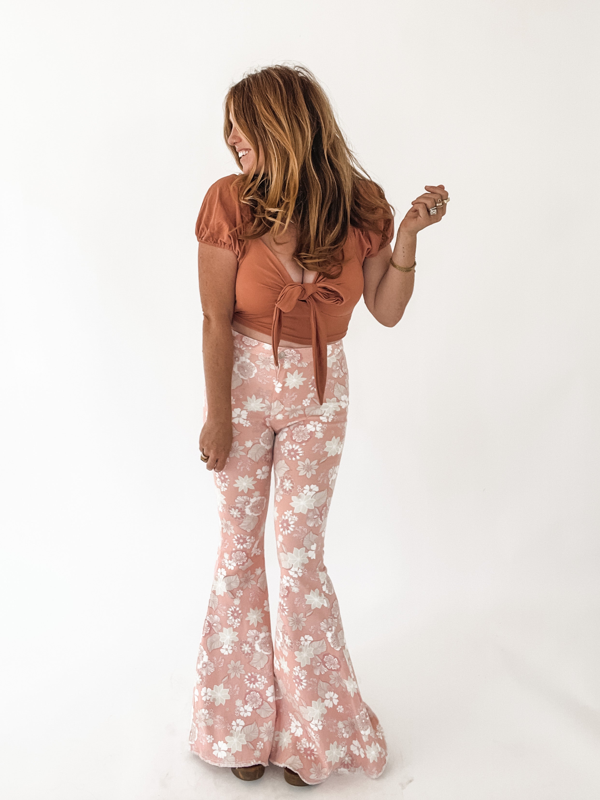 Back In Time Floral Flare Pant